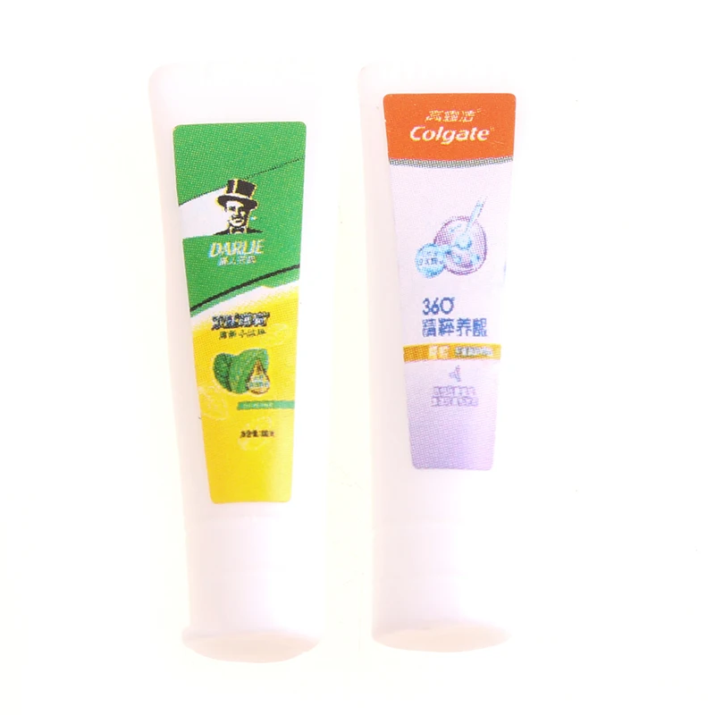 10 pz/set miniatura della casa delle bambole 1/12 Mini Shampoo dentifricio pantofole dei cartoni animati smalto per unghie per accessori per mobili casa delle bambole BJD