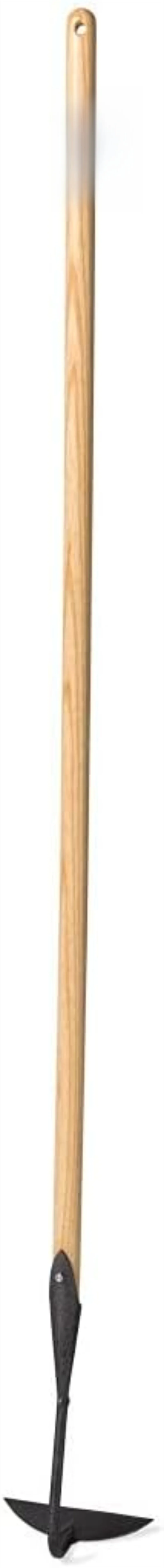 

Half-Moon Hoe | Heavy Duty Forged Steel with Ergonomic Hardwood Handle | Gardening Hand Tool