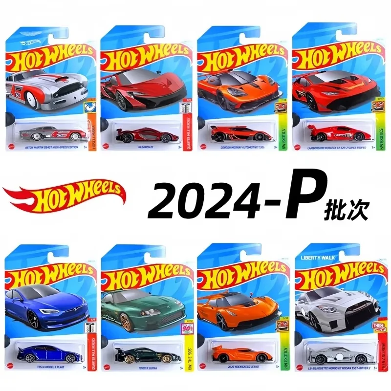 

In Stock Hot Wheel 24q Batch Alloy Car Bugatti Flying Fire Meteor Porsche Rolls Royce Ford Mustang Series Collect Toy Model Gift