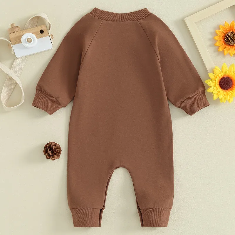 Toddler Baby Girl Boy Sweatshirt Rompers Spring Autumn Clothes Rugby Element Long Sleeve Jumpsuit for Kids Infant Baby Clothing