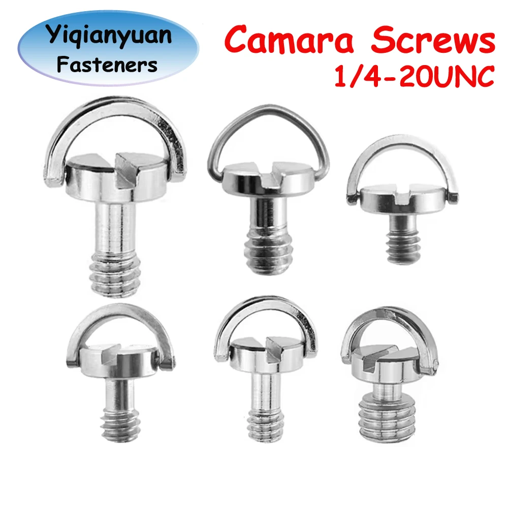 

Yiqianyuan 1/4-20 UNC Camera Plate Screw Quick Release Dslr Fixing Screw Universal Photography Accessories For Ballhead Tripod