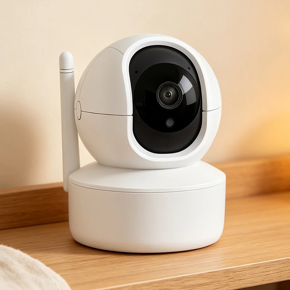 Indoor 5MP 2.4G/5G Dual‑Band WiFi PTZ IP Camera LAN Port Humanoid Auto Tracking Smart Home 2‑Way Audio IR Night Vision Security