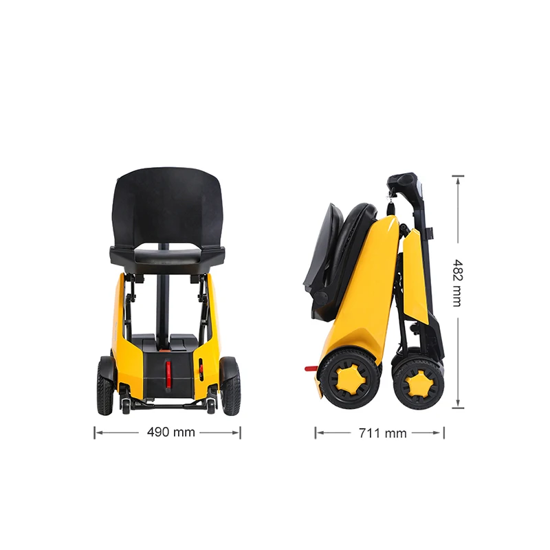 Super Lightweight Smart One Key Folding Wireless Remote Control Electric Scooter