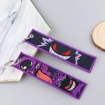 Gengar Roztomilý přívěsek na klíče Anime Keychain pro auto a motocykly Držák na klíče Klíčenka pro ženy a muže Módní šperky Doplňky Dárky 1 ks 10 nejlepší prodej Klíčenka s anime motivem motocyklu - №3