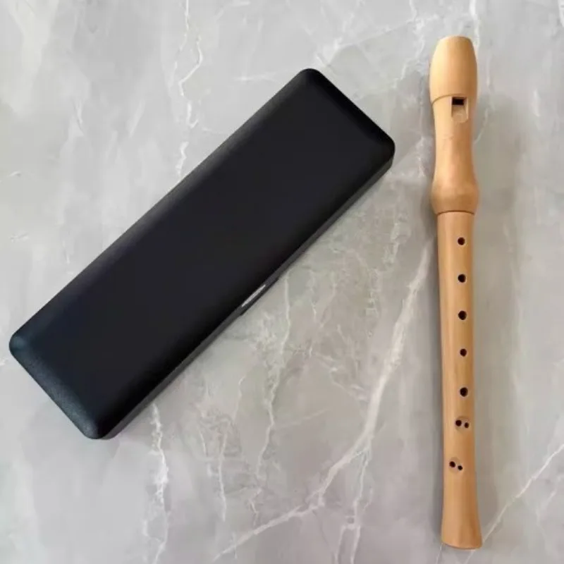 مسجل عالي 8 فتحات C مفتاح خشبي للطلاب مزمار عمودي احترافي للمبتدئين يلعبون مسجل ممارسة الموسيقى المحمولة الناي