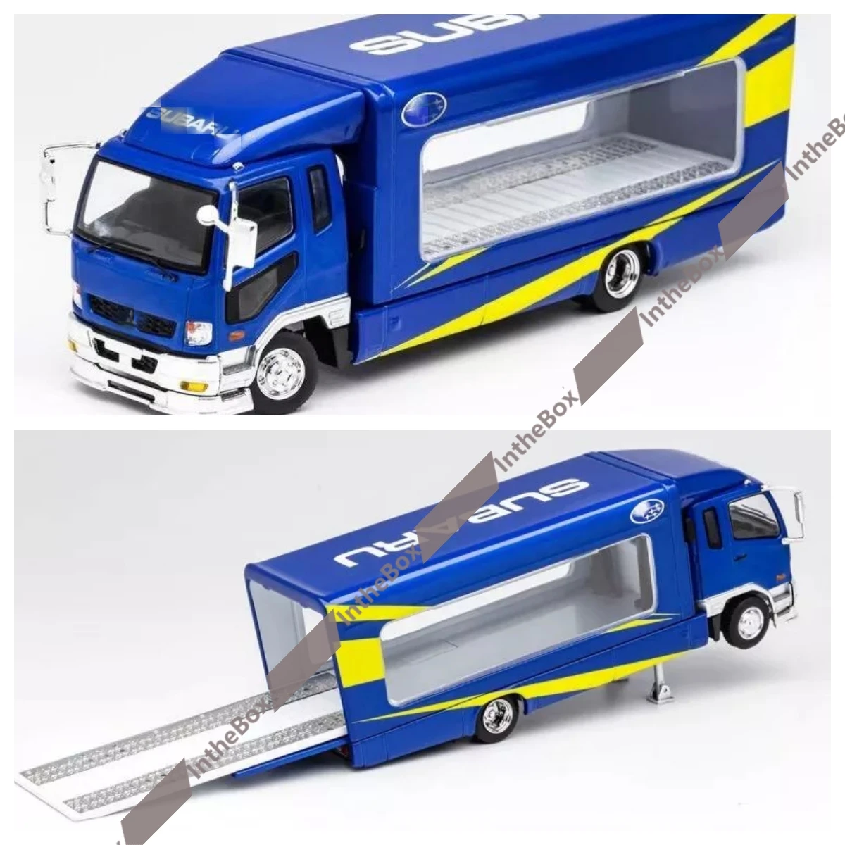 

Fuso Fighter (1024) — Прозрачный грузовик — GCD 1:64, литая под давлением модель автомобиля, коллекция ограниченного выпуска, игрушки для хобби