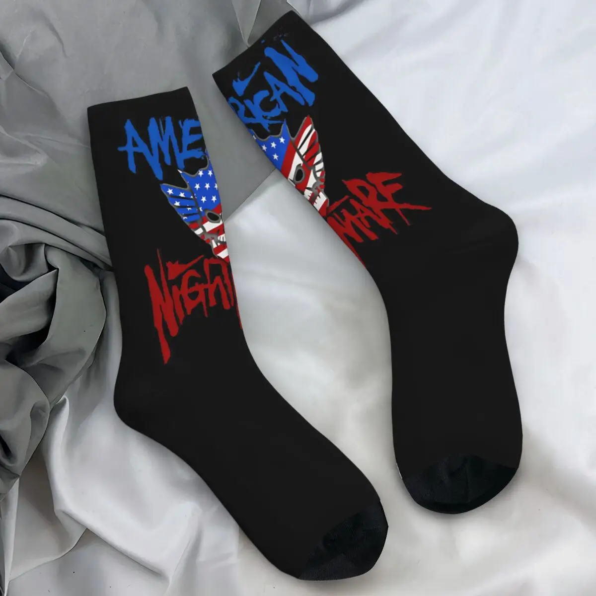 Cody Rhodes Socks Funny Stockings Adults Men Medium Soft Skateboard Socks Autumn Pattern Anti Sweat Socks