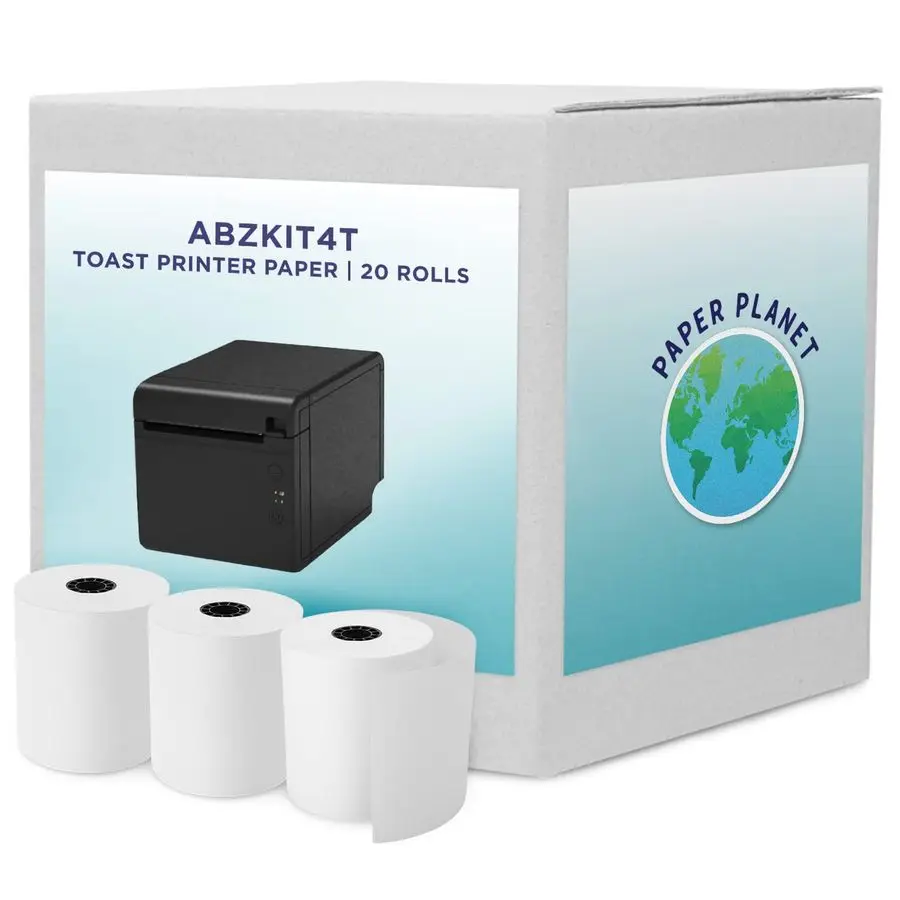 Paper for Toast TP200 Printer by Paper Planet 20 Rolls