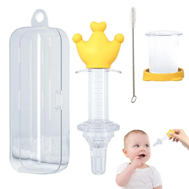 Cute Baby Medicine Feeder Infant Needle Feeder Squeeze Medicine Dropper Newborn Smart Medicine Dispenser Baby Stuff