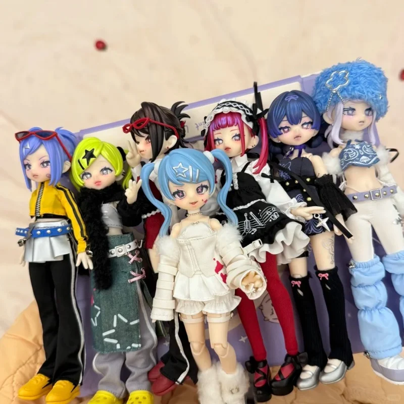 

100% Genuine Double-Sided Killer Series Mjd Blind Box Movable Doll Bjd Toy Trendy Toy Figurine Figurine Diy Gift For Girls
