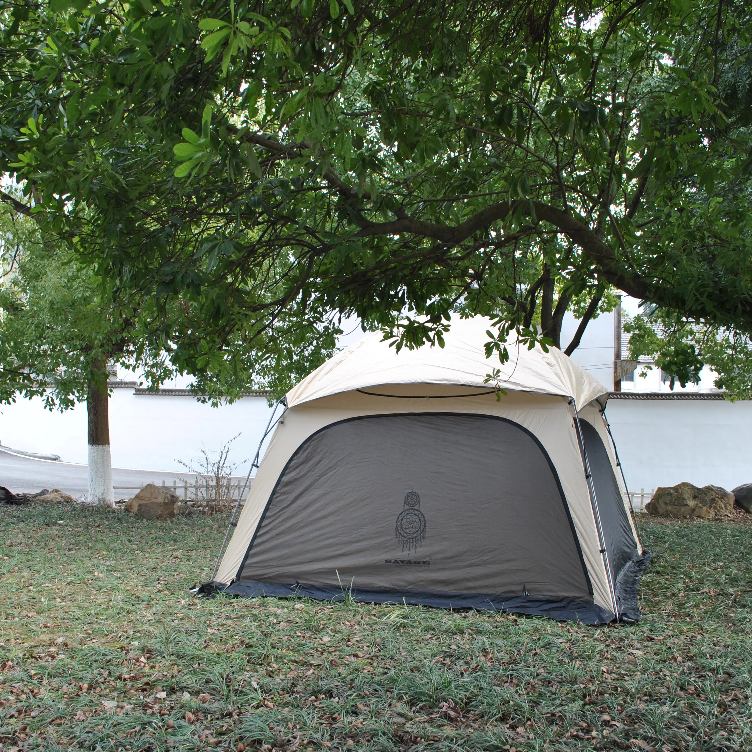 Imagem -03 - Tenda Glamping Luxo Pessoa Dome para Família Sunproof Pessoa Glamping Tenda Portas de Alta Qualidade