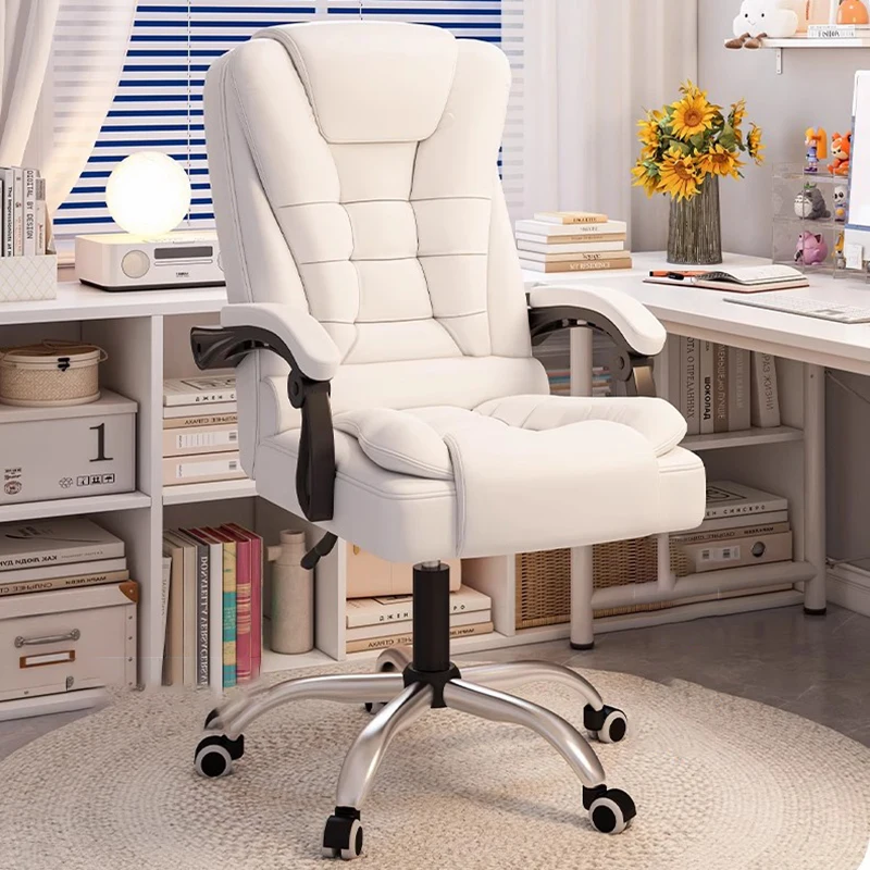 Cushion Swivel Office Chair Gaming Ergonomic Fashion Working Nordic Girl Armchairs Relax Boss Silla Escritorio Office Furniture