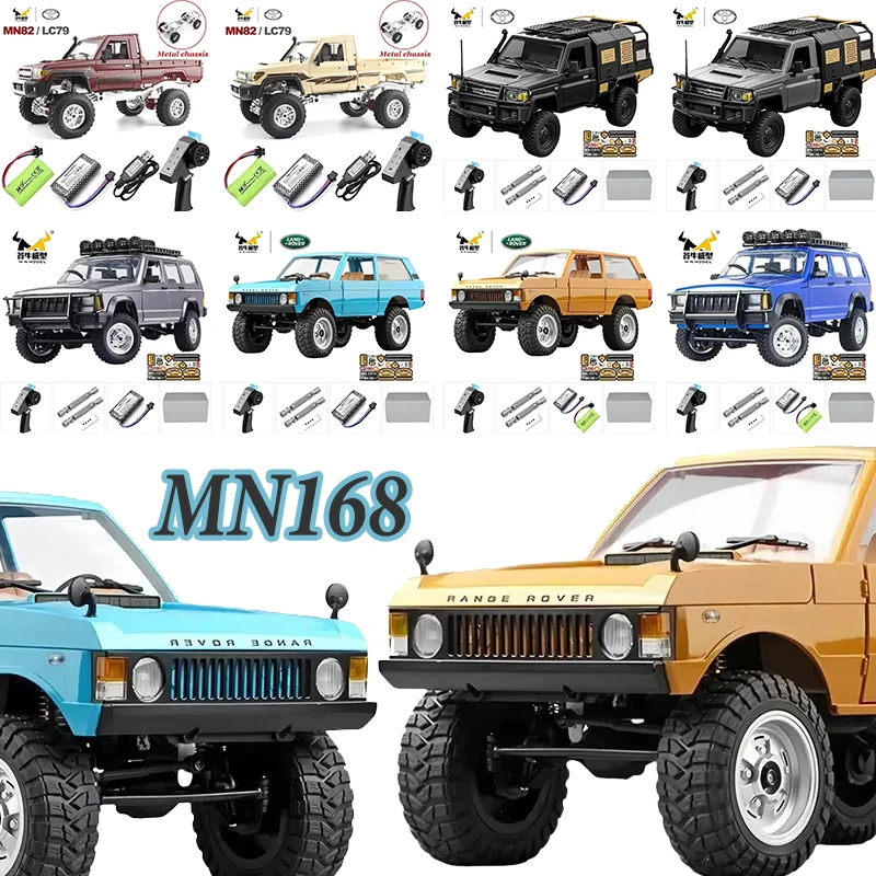 

MN168 MN82 Toyota Rc 4x4 Радиоуправляемый автомобиль 2.4g 1/12 Полномасштабный внедорожный пульт дистанционного управления RC Гусеничный автомобиль Мальчик с дистанционным управлением Игрушечный автомобиль в подарок