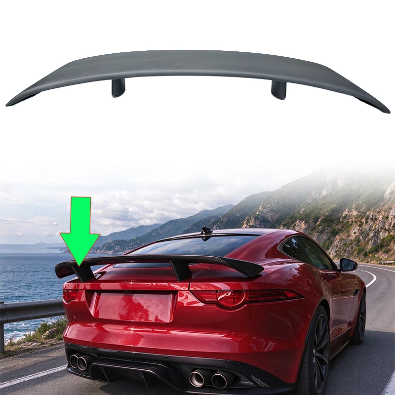 For Jaguar F-type 2013-2019 Racing Rear Spoiler Auto Trunk Wing Car Exterior Body Kit Modify Exterior Accessories