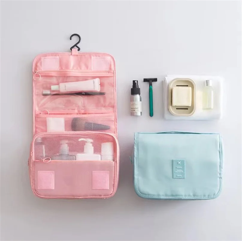 High Quality Women Makeup Pouch Travel Cosmetic Bag Toiletries Organizer Waterproof Storage Neceser Hanging Bathroom Wash Bag