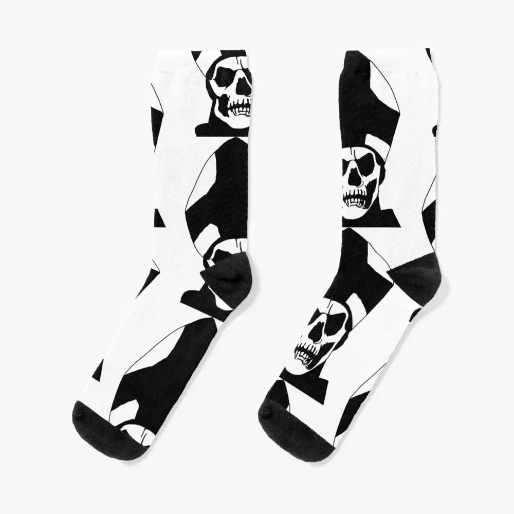 

Ghost Papa Silhouette Socks Lots loose halloween Socks Male Women's