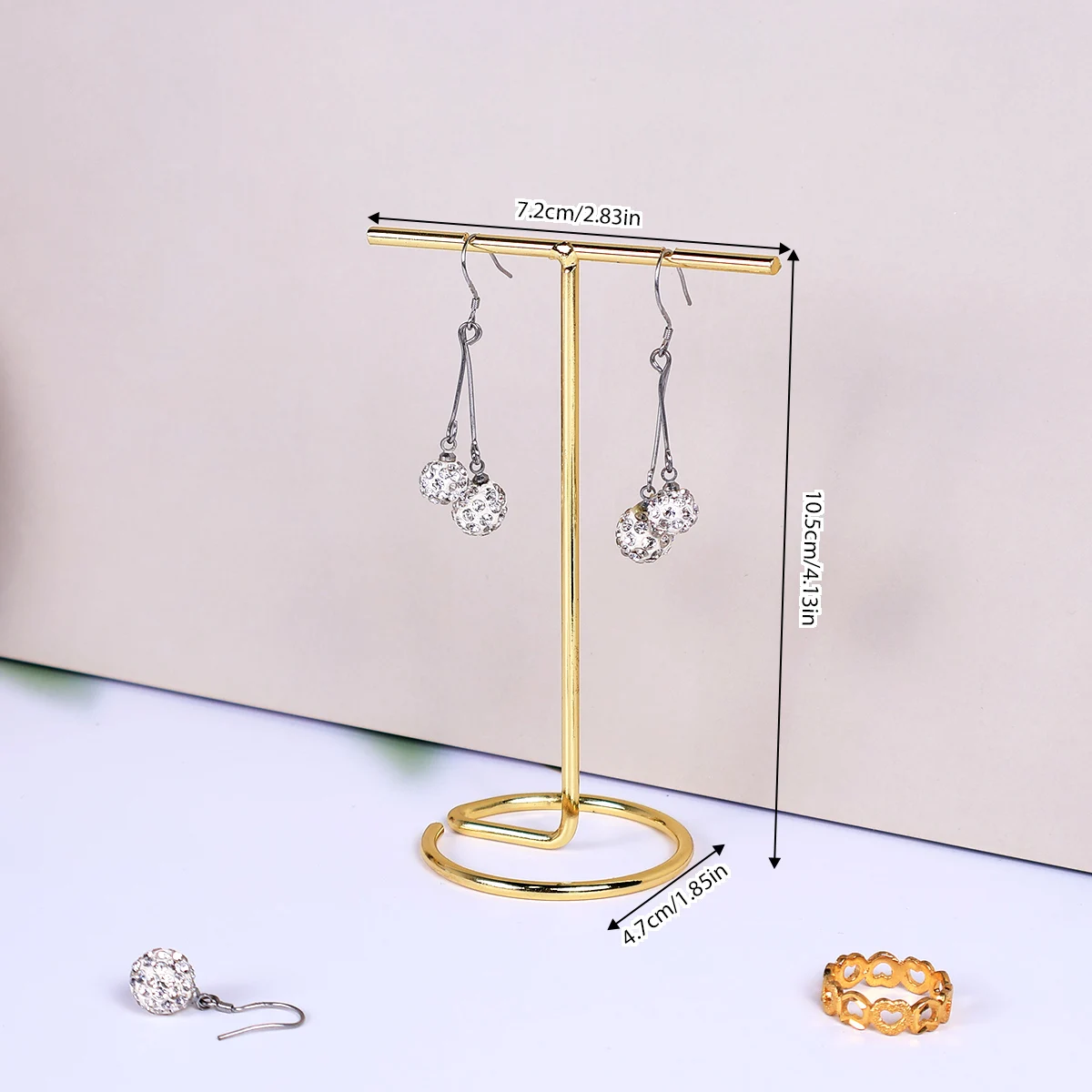

1pc/3pcs/5pcs/10pcs Jewelry Display Stand Bracelet Earring Necklace Storage Wood Base Rack Jewellery Organizer Holder Photo Prop