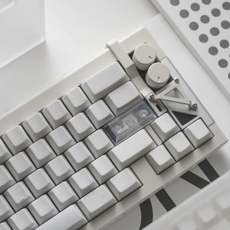 LeleLab Hokkaido White Keycap Set 133Key for Mechanical Keyboard