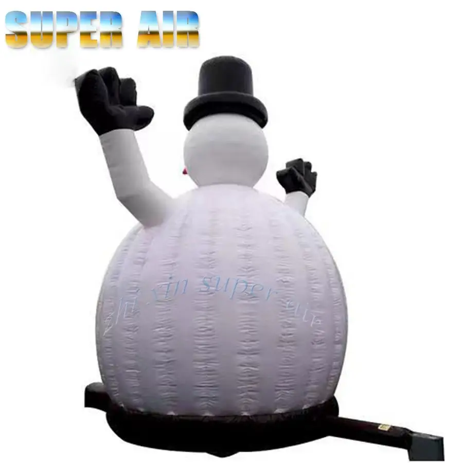 Custom Inflatable Snowman Tent Christmas decoration  for Christmas Party or Event Entertainment