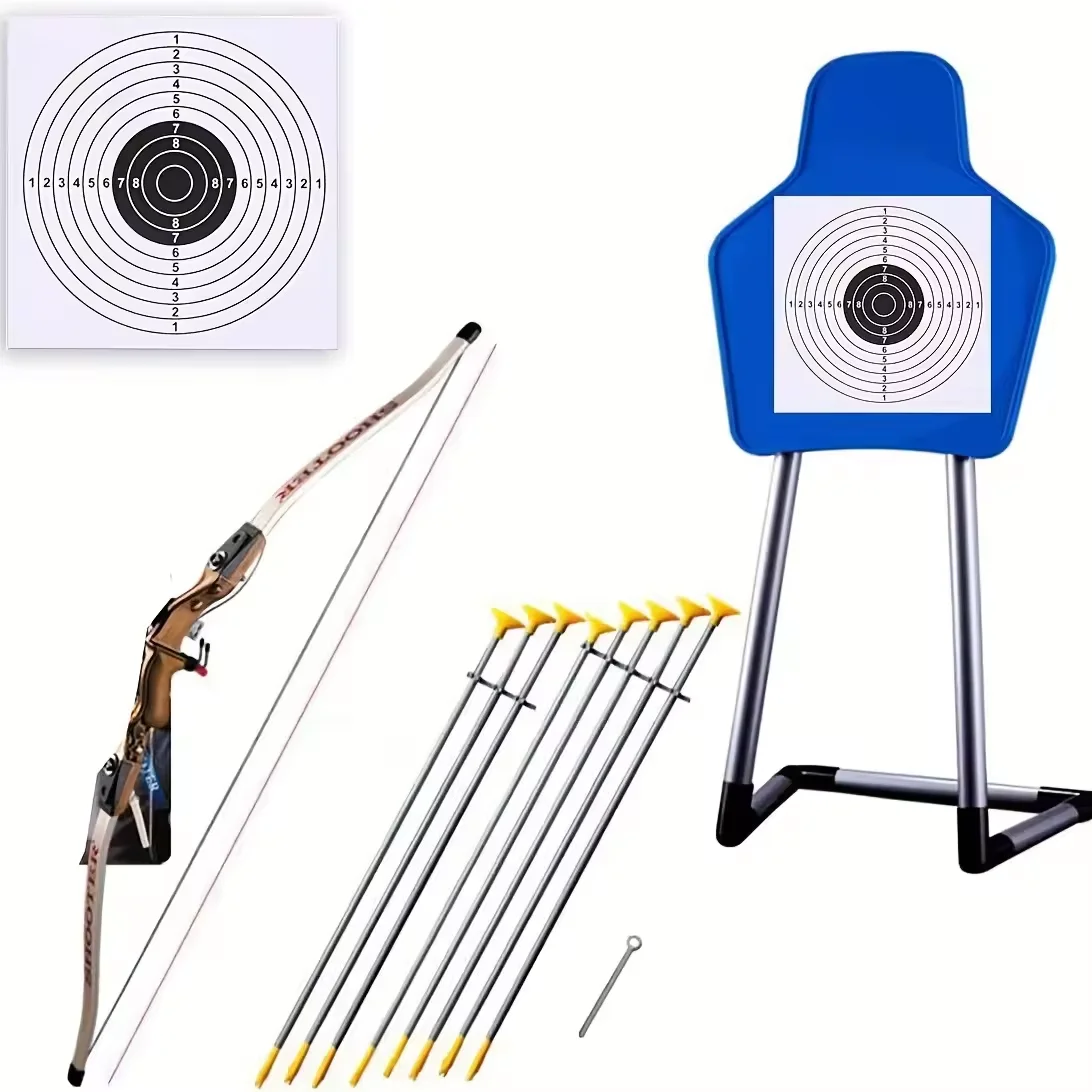 50pcs 5.5in White Shooting Practice Paper Target Air Shot Paper Targets for BB Catcher Target Holder Pellet Trap