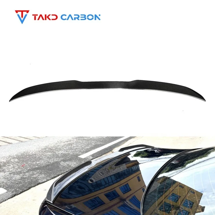 

G30 G38 Dry Carbon Fiber Spoiler Pro-Style Rear Spoiler for bmws 5 Series G30 G38 2017-IN Car Rear Trunk Spoiler