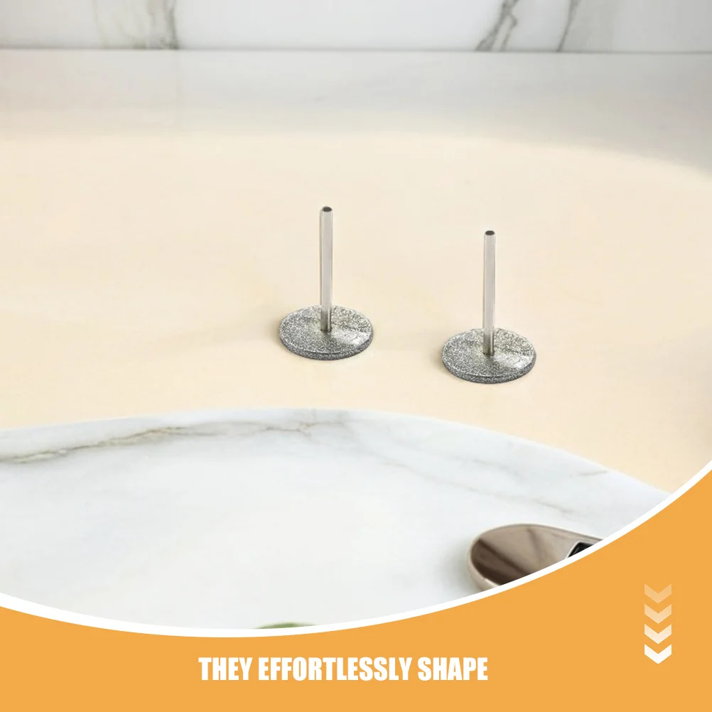 2Pcs Nagel Bohrer Bits Schleif Disc 20mm Nagel Pflege Zubehör Präzise Maniküre Pediküre Häutchen Entfernung Abgestorbene Haut