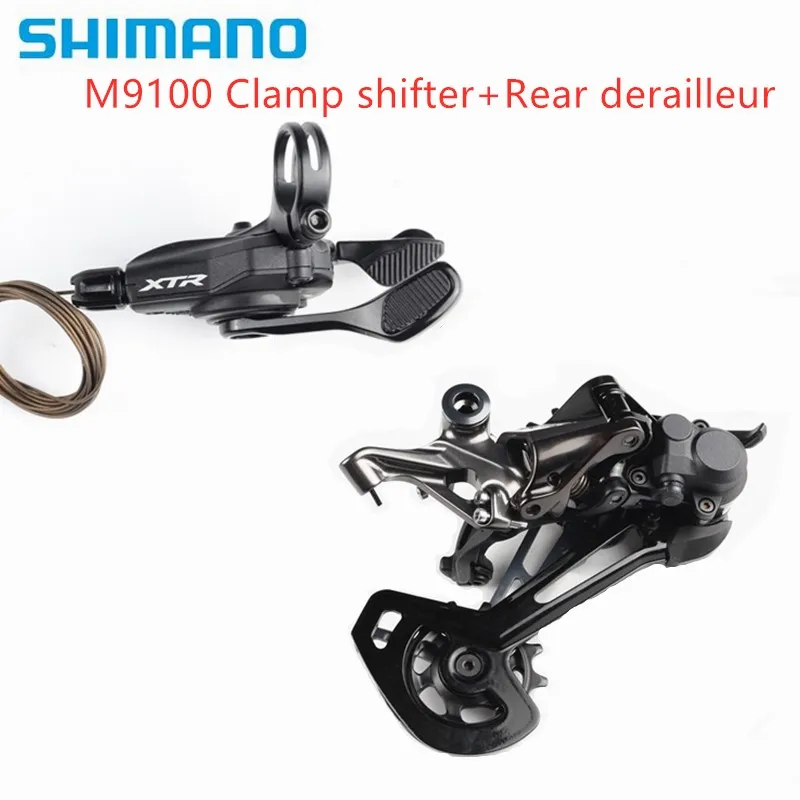 

SHIMANO XTR M9100 12-скоростной переключатель передач + задний переключатель, групповой набор MTB, велосипедный зажим или переключатель передач i-pece XTR для 10-51T