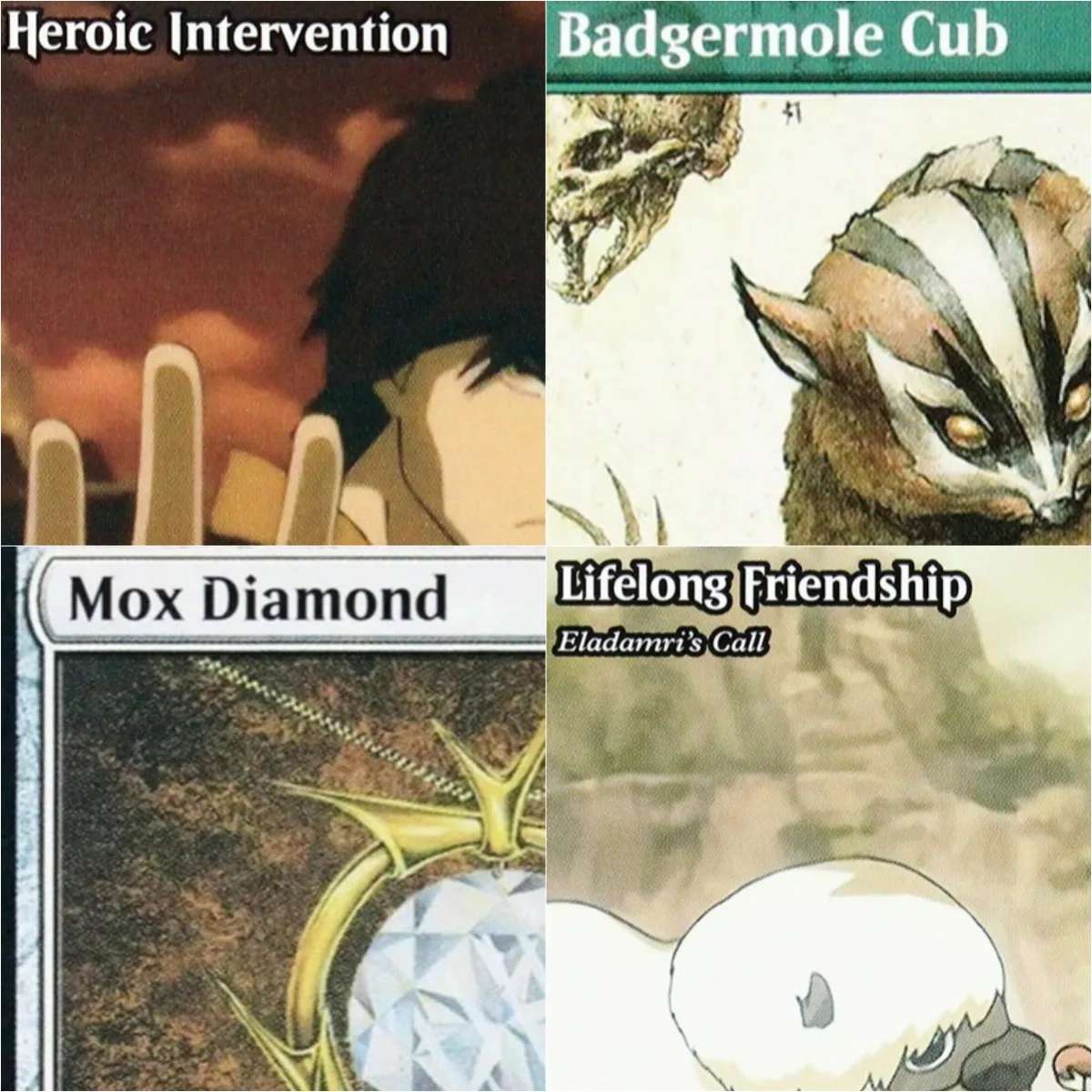 Cartes Proxy TCG TLE/TLA « Multiversal Passage/Badgermole Cub/Wan Shi Tong » – Cartes à Collectionner de Jeu de Société de Qualité Supérieure