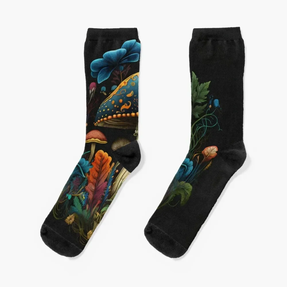

Shroom Dark #03 Socks hiking Rugby kids sport Socks For Girls Men's