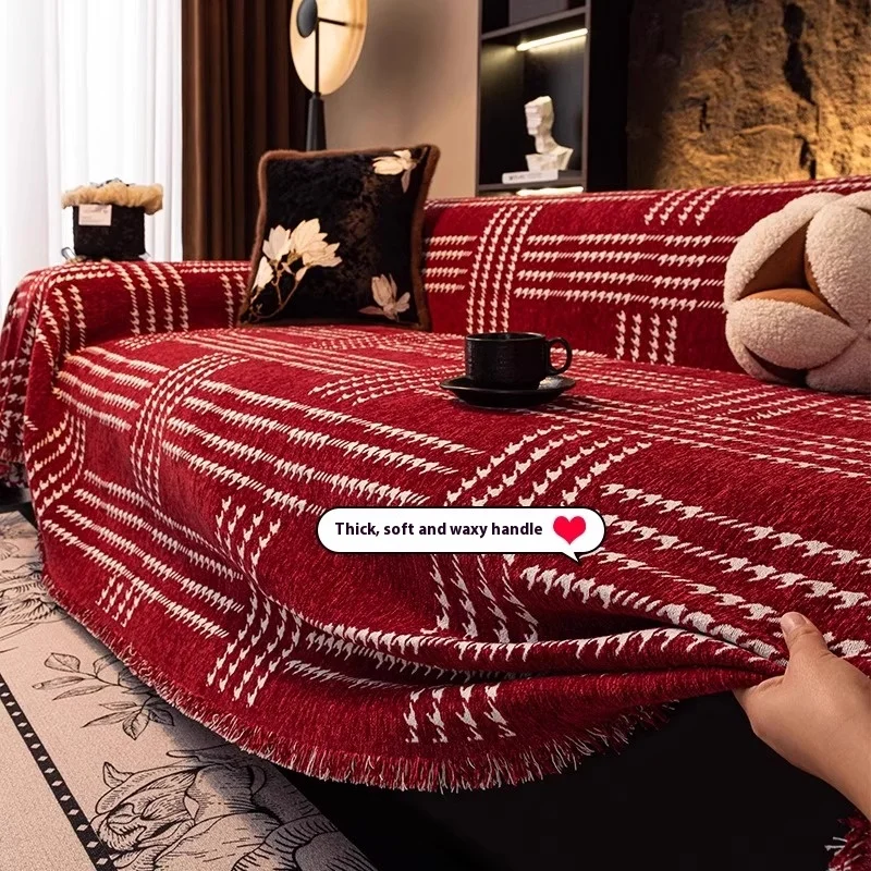 Sofa Cover Protector L Shape Sofa Cover Protector 2 Seater Anti Slip Prevent Cat Scratch Sofa Towel Cover Blanket