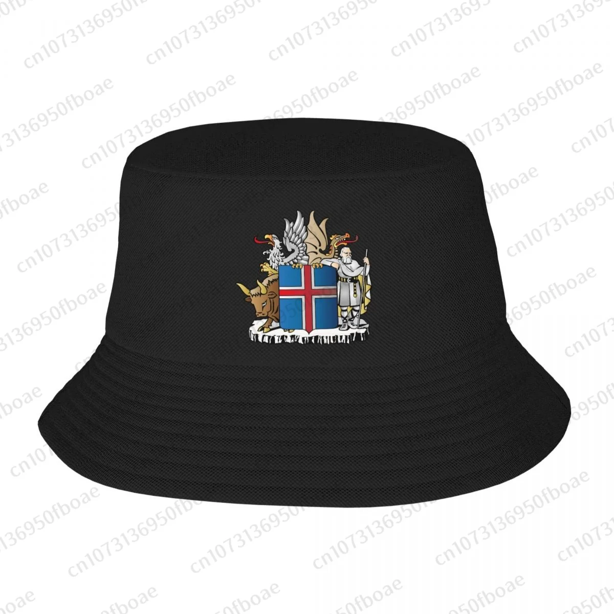 Of Arms Of Iceland Summer Fisherman Hats Outdoor Sun Protection Fishing Hunting Cap Men Ladies Sun Hat