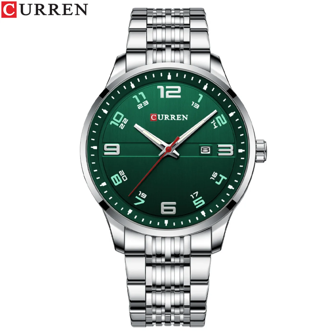 CURREN Men Fashion Casual Business Watches Men's Quartz Clock Male Stainless Steel Strap Wrist Watch Relogio Gifts