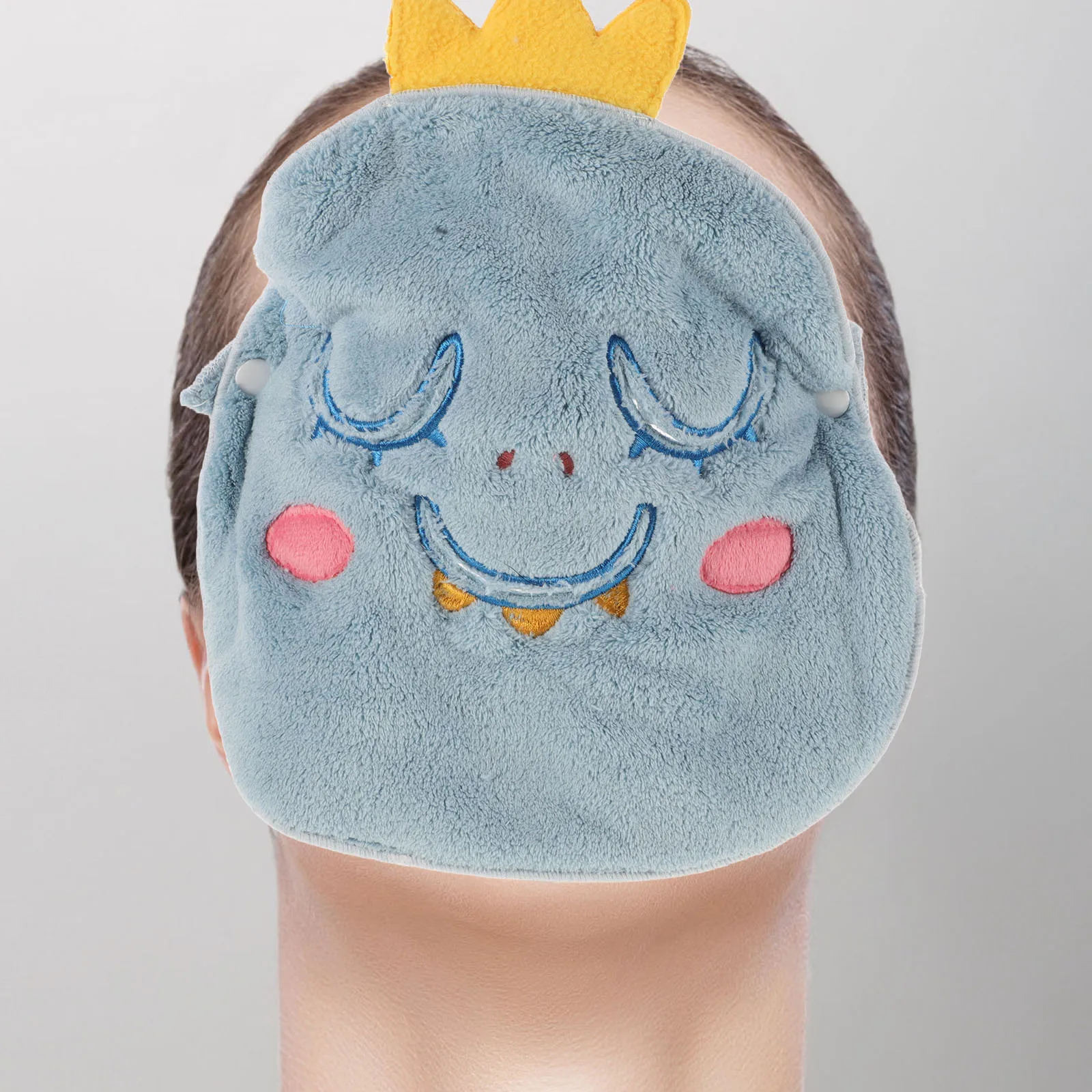 

Face Towel Mask Dinosaur Pattern Cute Hot Cold Compress Facial Steaming Towel Mask Beauty Tool Hot Compress Towels