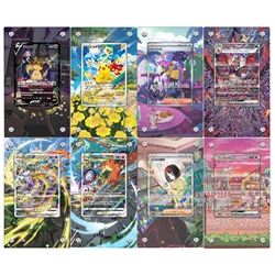 Coleção de Pokemon Card Display Stand, Desenhos animados, Pikachu, Preso, Tijolo, Charizard, Ex, Iono, Frame, Sem Cartão, Novo