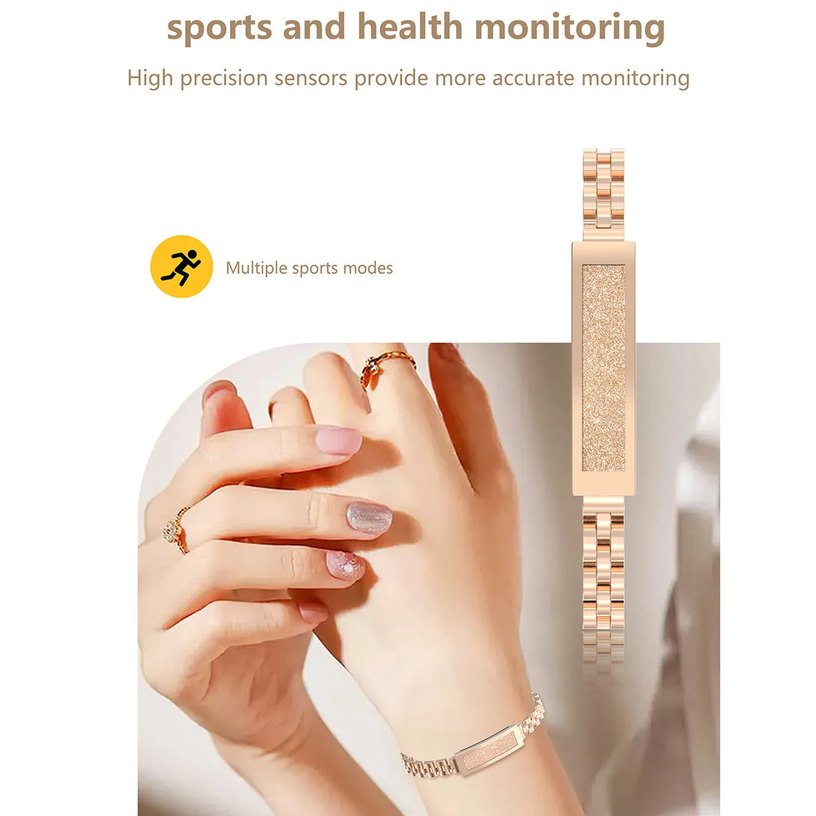 Inteligentna bransoletka Bluetooth z wieloma trybami sportowymi, zdalnym sterowaniem zdjęciami, inteligentna bransoletka fitness z monitorowaniem snu do biegania.