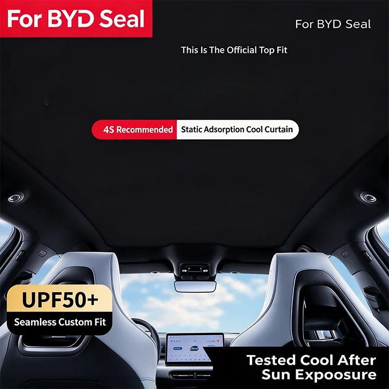 For BYD Seal 06 GT Panoramic Roof Sun Shade Heat Insulation UV Protection Roof Cover Car Auto Accessories Parts