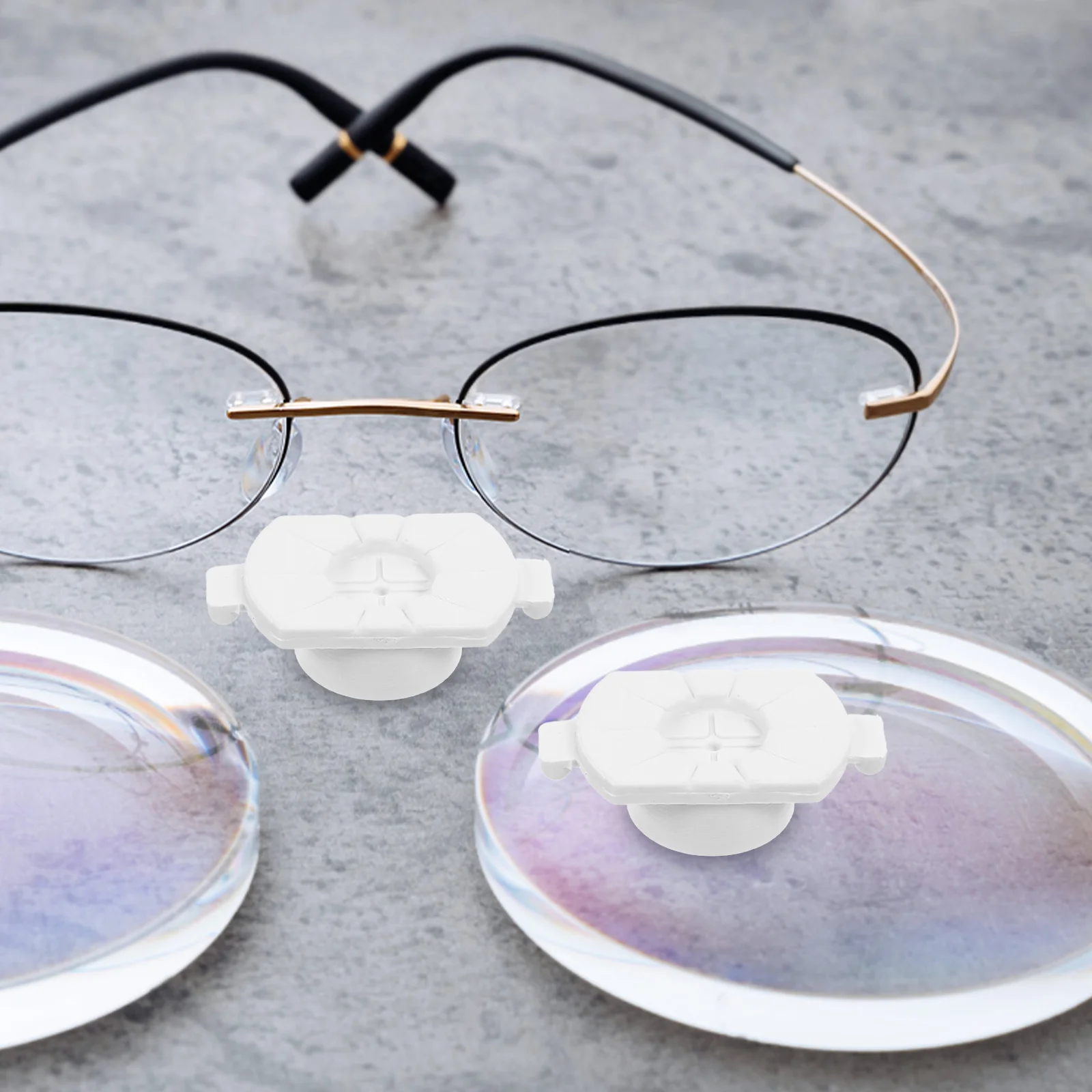 

2Pcs Eyeglass Edging Machine Hard Grinding Suction Cups Versatile Lens Edging Accessory Replacement Parts for Glasses Grinding