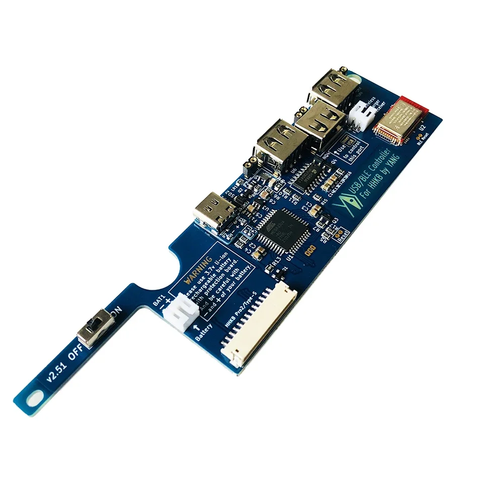 Nvarcher Conversión de capacitancia estática inalámbrica Bluetooth BLE BT control principal de modo dual sin teclado, adecuado para la serie Pro2