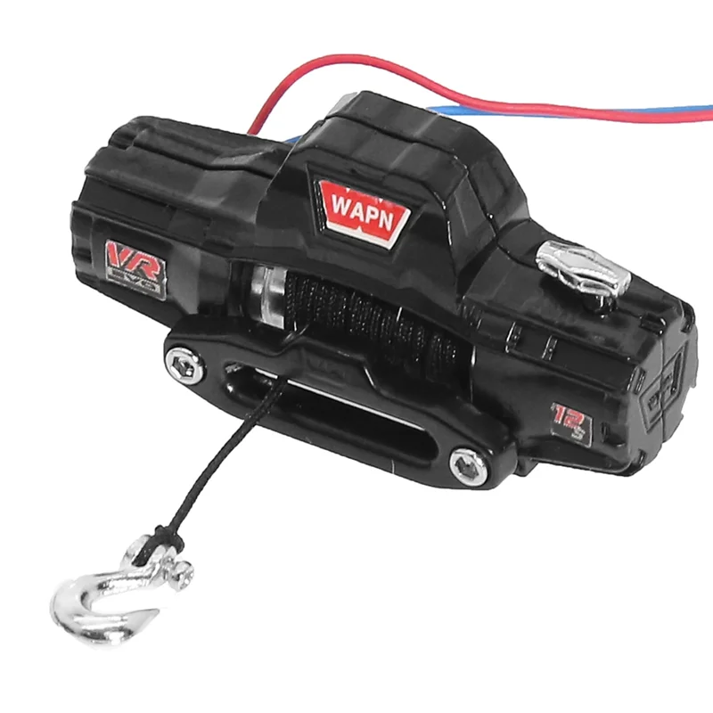

MACH-Accessories For 1/18 TRX4M 1/24 RC Upgrades-Metal Automatic Winch Simulation Simulated Replacement Part