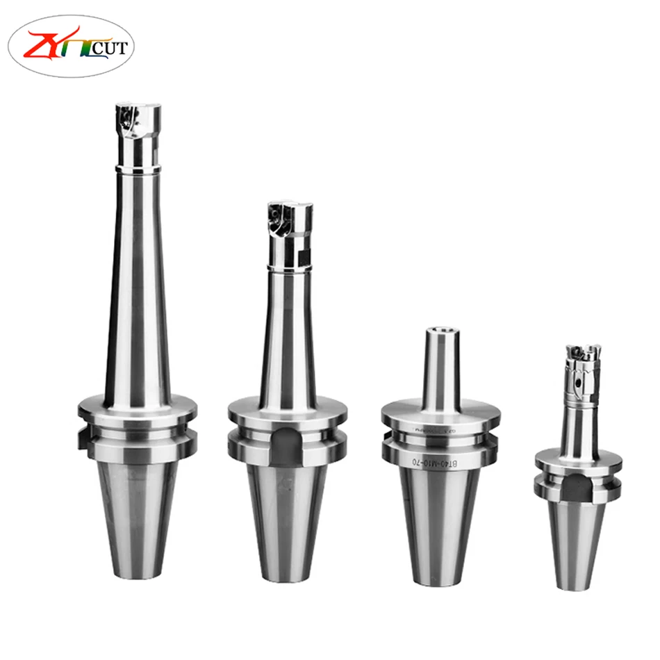 

BT30 BT40-M8 M10 M12 M16 100L Anti Seismic Milling Shank With Dynamic Balance Thread locking Teeth Thread Split Head Shank Bar