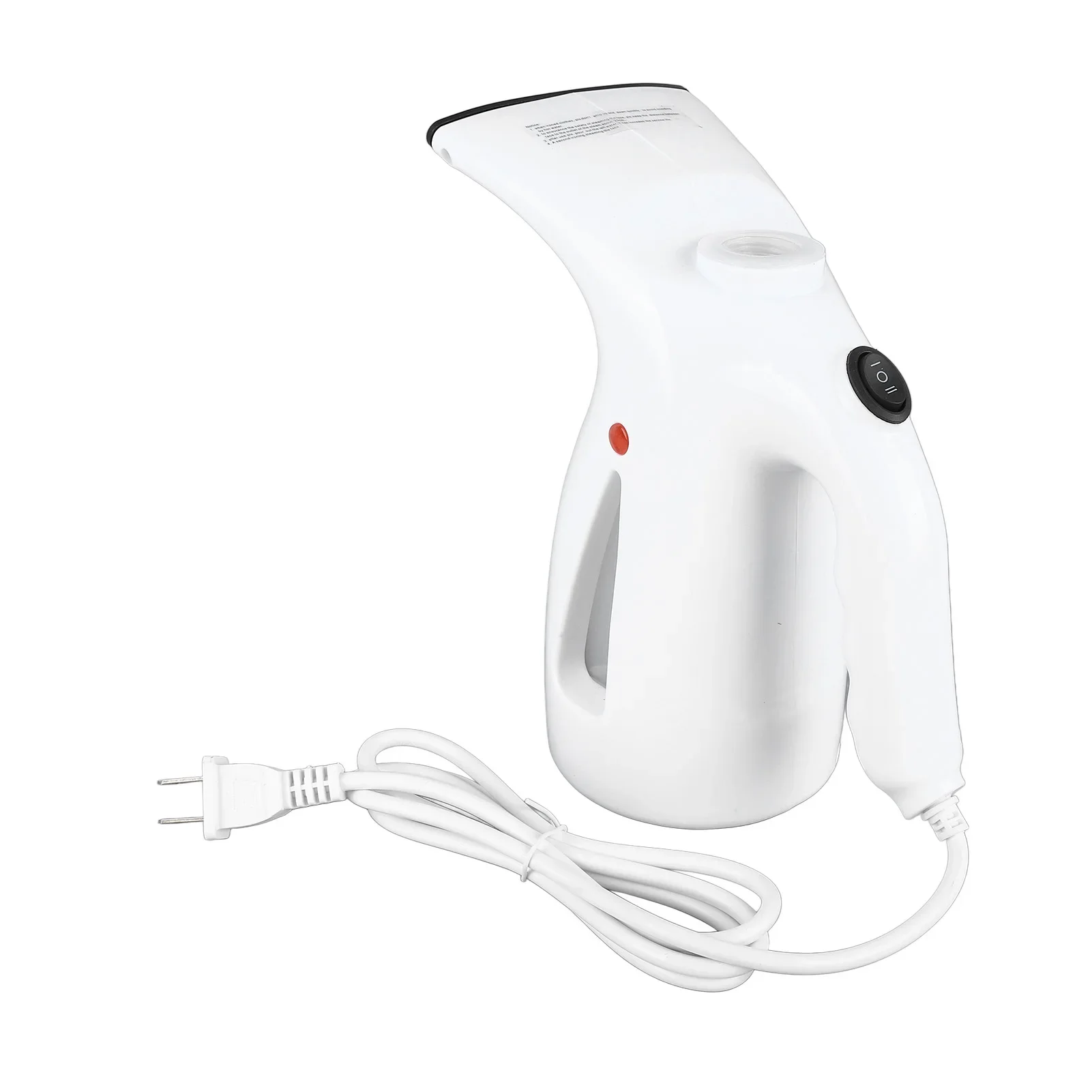 เตารีดไอน้ําแบบใช้มือถือสีขาวแบบพกพา Travel Garment Iron ผ้าริ้วรอย Remover Plug 110V เสื้อผ้าเหล็ก Trimmer Trimer