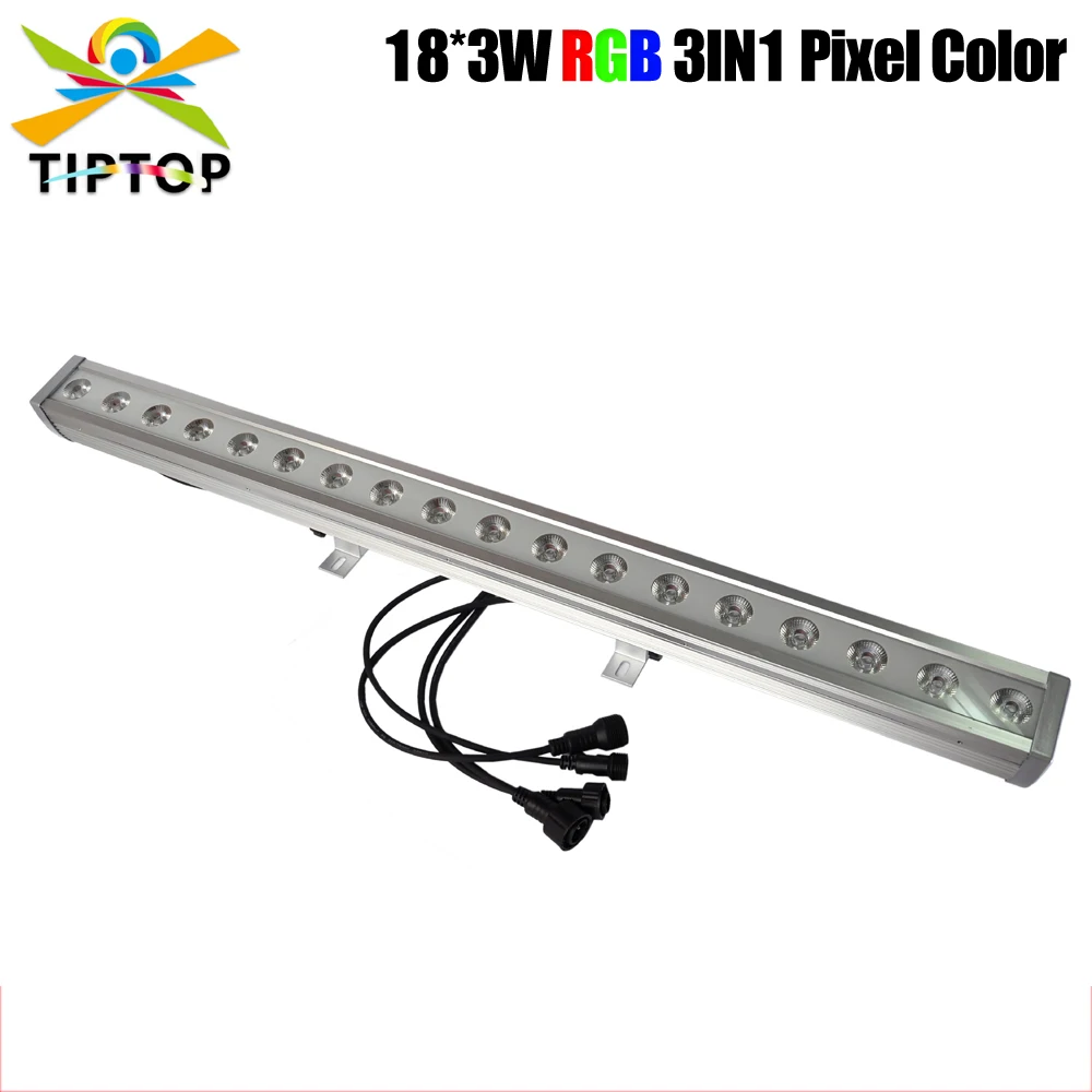 TIPTOP TP-WP1803A 18x3W Pixel RGB 3in1 LED Wall Washer Light IP65 Waterproof Rating Running Horse Led Individual Control