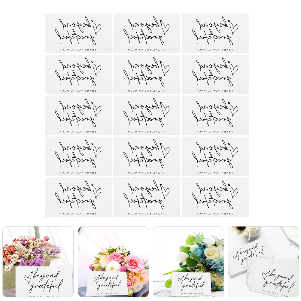 

150Pcs Thank You Cards Bulk Small Business Use Cute Thank You Business Cards for Bakery Salon Online Thanks Card for Order