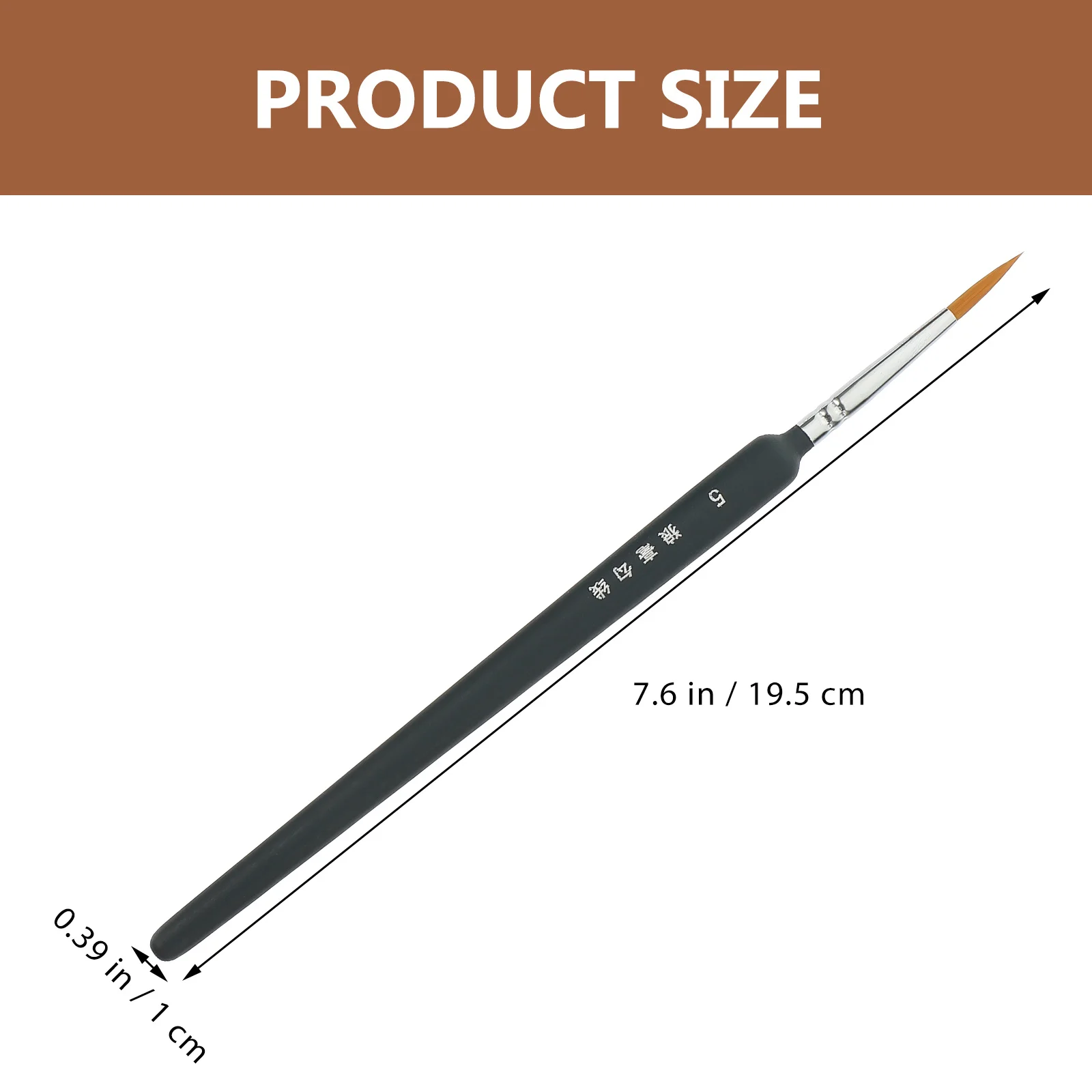 

5Pcs Detail Paint Brush Set Fine Thin Tips for Acrylic Oil Watercolor Painting Fine Art Detail Paint Brush Set