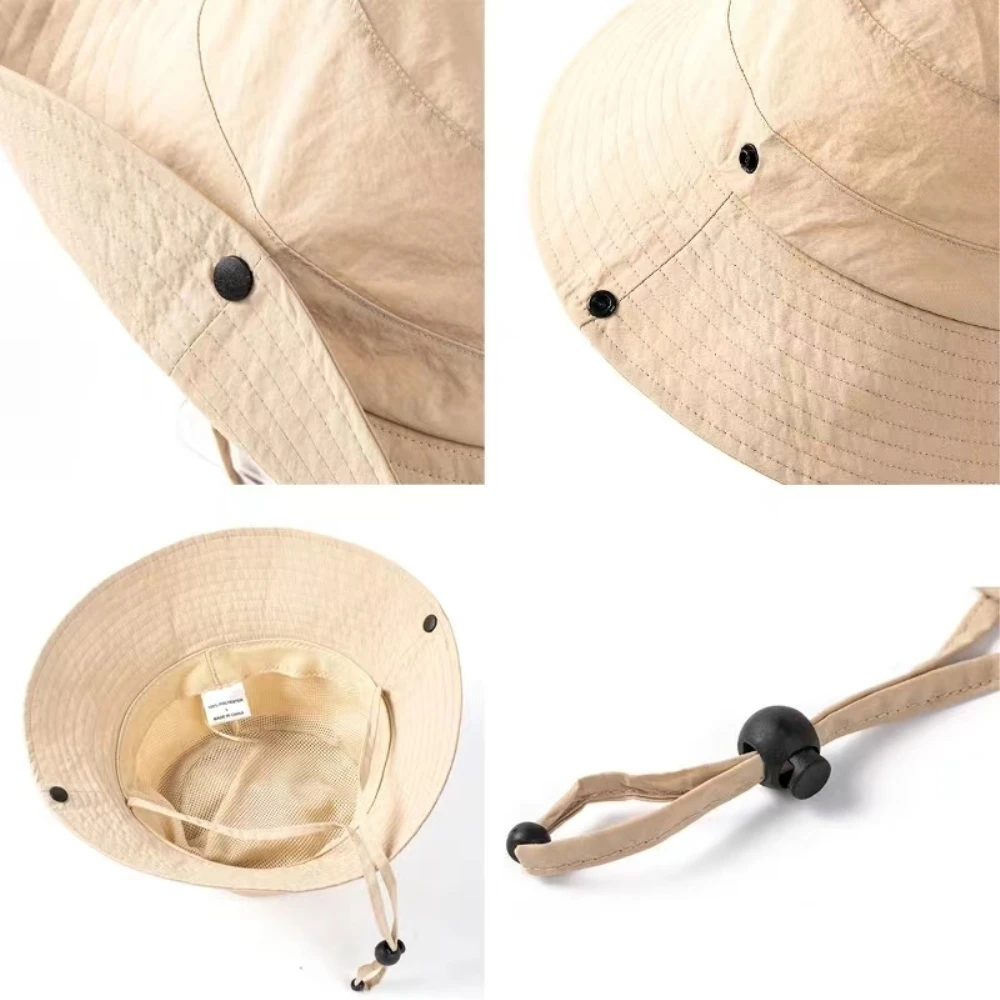 Plus Size Bucket Hat Men Women Summer Sun Protection Sun Hat Outdoor Waterproof Big Size XL Breathable Fisherman Hat Panama Bob