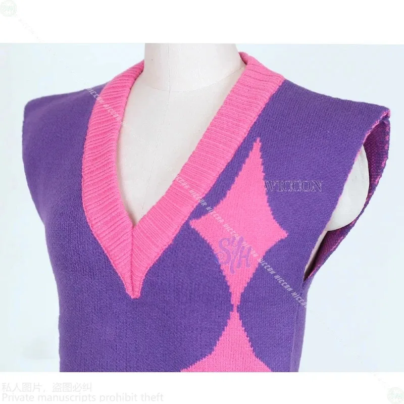 2020 الأولاد سر تأثيري Kpop شيطان فيلم أنيمي الصودا البوب زي Kawaii جميل الأرجواني سترة سترة تأثيري لطيف هالوين Cos25