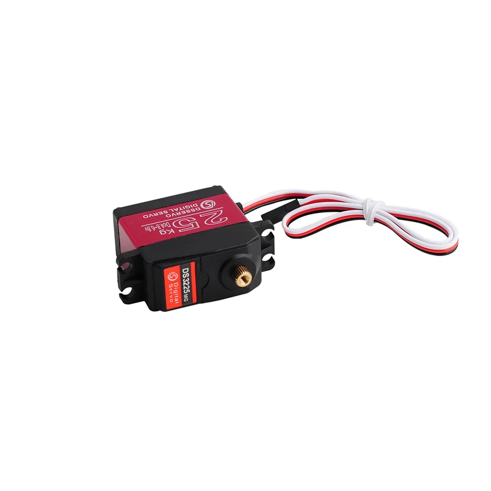 25KG DS3225 디지털 서보 모터, 서보 테스터, 메탈 기어, 270/180도 파워 기능, DIY 부품 서보 (RC 자동차, 보트, 로봇용)