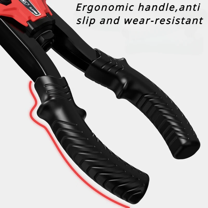 DELI Double Lever Riveting Gun Labor-Saving Household Single Lever Riveting Gun Portable Manual Core Pulling Rivet Gun Hand Tool