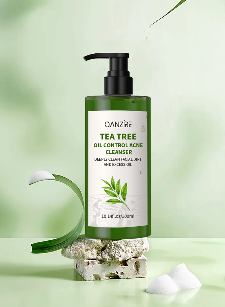 

Пенящееся очищающее средство для лица с чайным деревом, увлажняющее средство для умывания лица для всех типов кожи