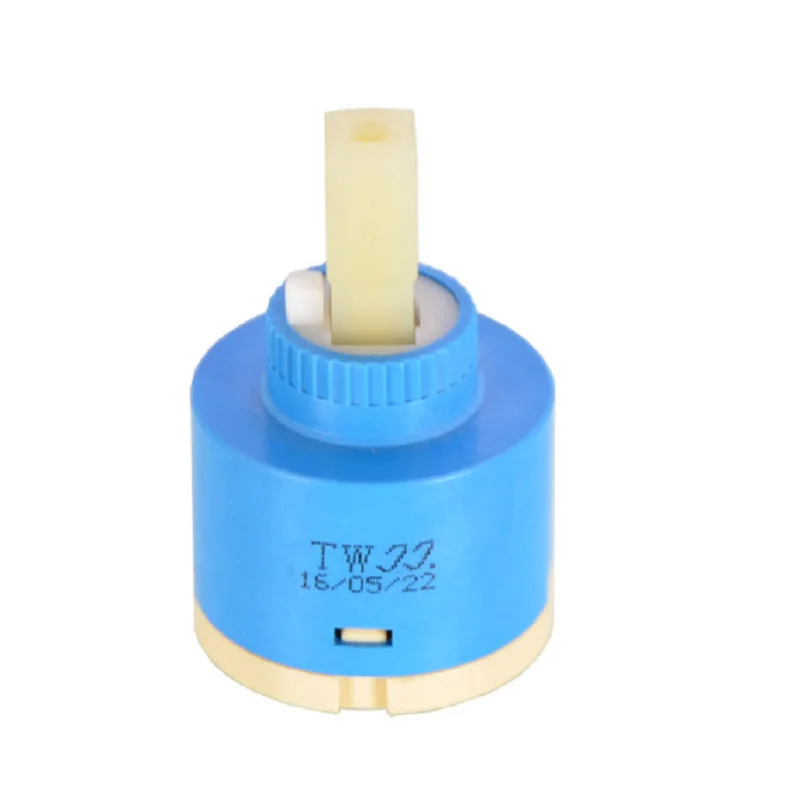 25/35/40mm Ceramic Cartridge Water Mixer Tap Inner Control Faucet Valve ABS Blue Practical Tap Cartridge